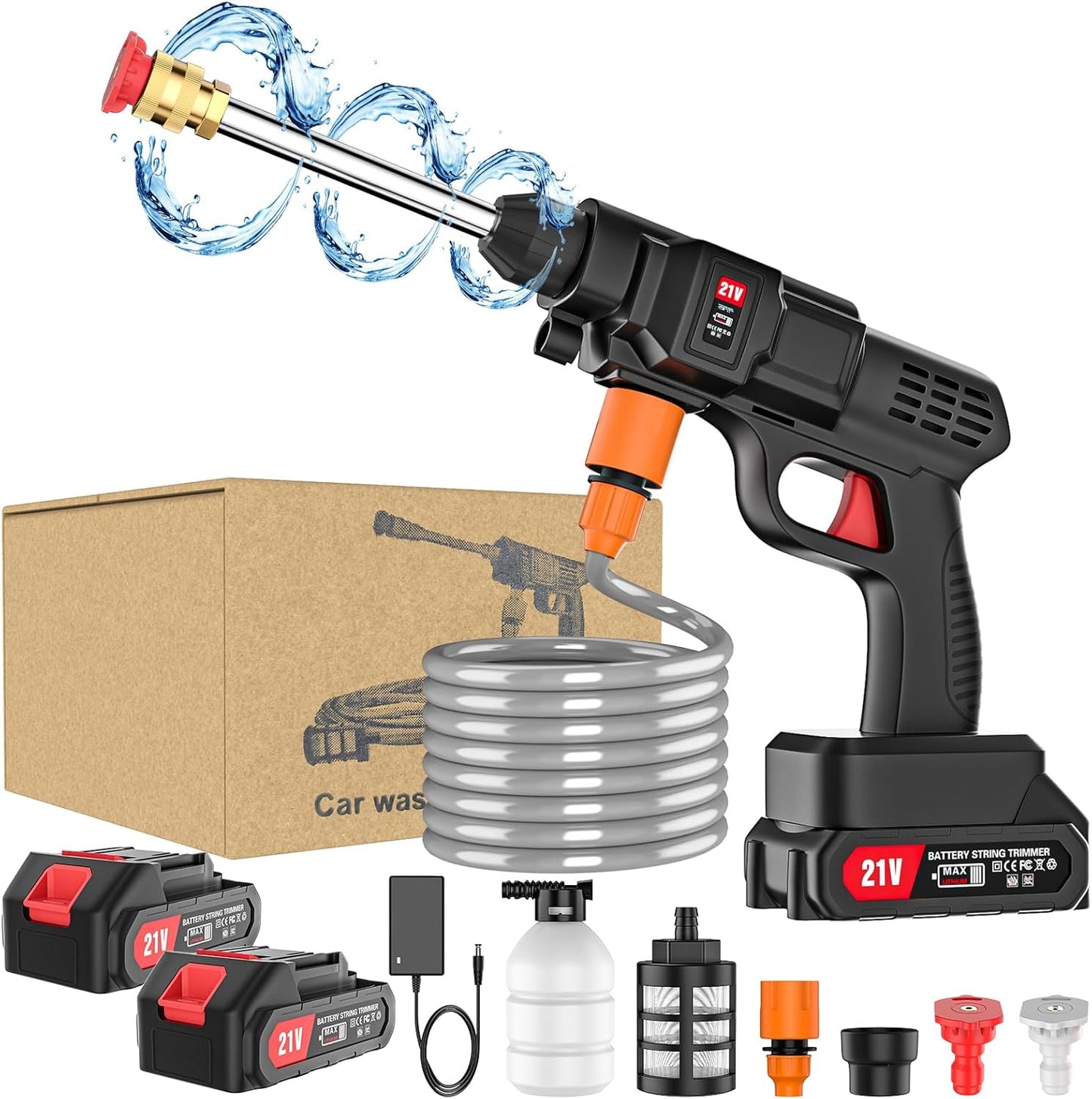 HygiaHome HP2100 PRO – Hidrolimpiadora de Alta Presión Inalámbrica
